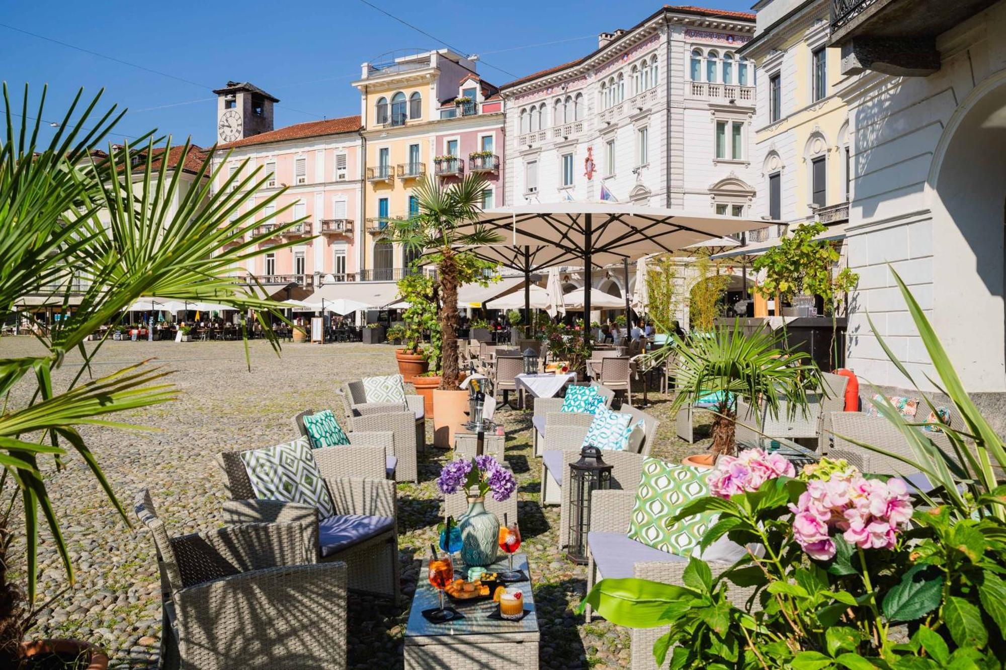 Hotel America Locarno Bagian luar foto